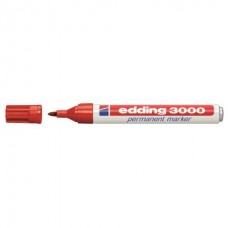 Edding E-3000 Permanent Markör Yuvarlak Uçlu - Kırmızı